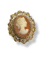 Ringe Mandile 1922 Dame Cammei  in Silber Conchiglia 2ANCM20